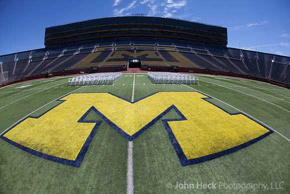 Wedding at U of M Stadium