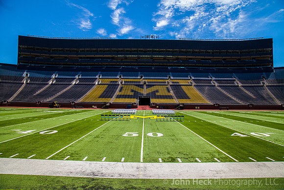 Wedding at U of M Stadium