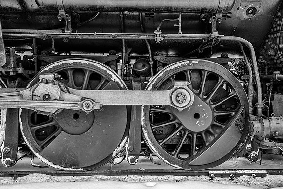 Pere Marquette Wheels - B&W