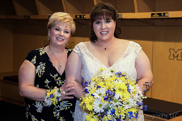 Wedding at U of M Stadium