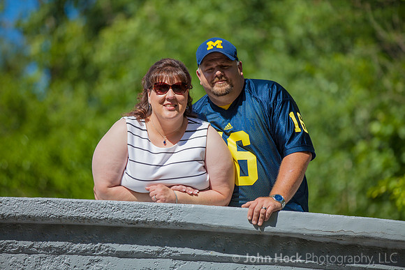 Wedding at U of M Stadium